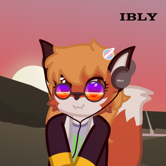 Xenia is holding a minidisc player (rebranded as 'ibly') in her paw, a... (continued inside the page) 