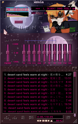 Same thing but now it's a skin you can use in WinAmp!